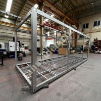 DEMONTE KONTEYNER ŞASESİ 3X7 M – TAM SET GALVANİZ ÇELİK – CİVATALI SİSTEM, Prefabrik Ev Modelleri, Konteyner Ev Fiyatları