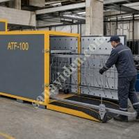 MT MAKİNA ATF-100 YÜKSEK KAPASİTELİ TERMAL BOYA SÖKME (PİROLİZ) FIRINI,