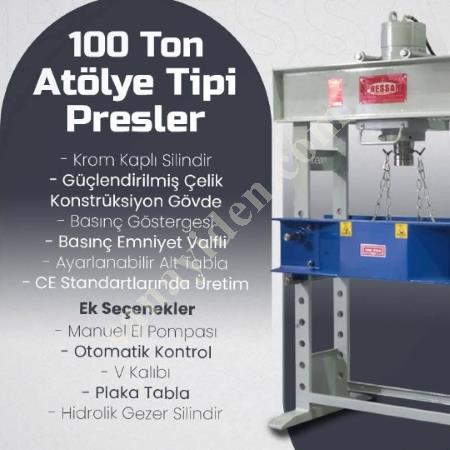PRESSAN  HİDROLİK ATÖLYE PRESLERİMİZDE KAMPANYA  SİZ İSTEYİN BİZ TEDARİK EDELİM, Makina