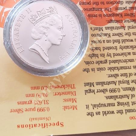 SATILIK SAF GÜMÜŞ AVUSTRALYA HATIRA DOLARI, Metal