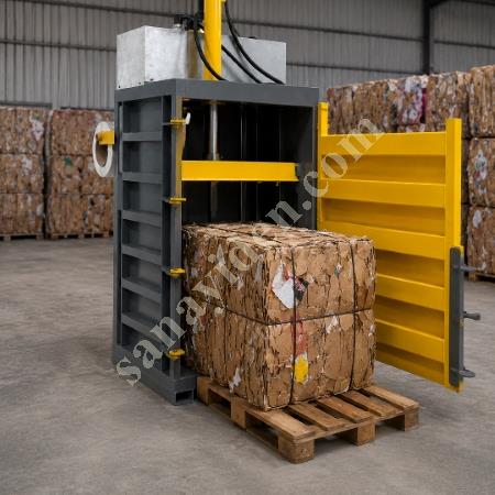 MT MAKİNA DB-20 ENDÜSTRİYEL DİKEY BALYA PRESİ – 20 TON HİDROLİK KARTON VE NAYLON PRESİ, Geri Dönüşüm Makineleri