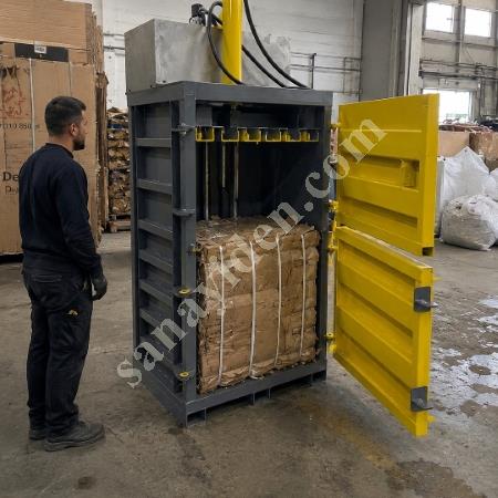 MT MAKİNA DB-40 DİKEY BALYA PRESİ (40 TON AĞIR HİZMET PLASTİK/KARTON PRESİ), Geri Dönüşüm Makineleri