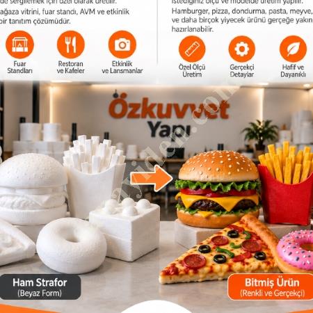 STRAFOR YİYECEK MAKETİ ÖZEL DEKOR ÜRETİMİ, Yapı İnşaat
