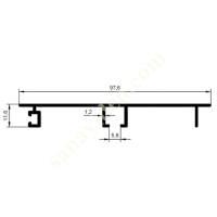 23-5391 / 100 BASE PRODUCTS | FURNITURE PROFILES, Aliminium