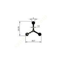 30-5735 / PLASMA FOOT PRF. PRODUCTS | PLASMA FOOT PROFILES, Aliminium