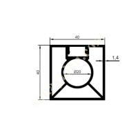 40X40 SQUARE SEWING PRODUCTS | HANGER PROFILES, Aliminium