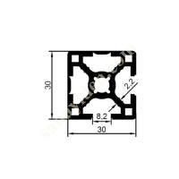 25-5784 / 30X30 RIPPED SIGMA PRODUCTS | SIGMA PROFILES, Aliminium