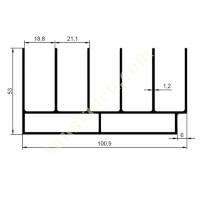 CASE PRODUCTS | GLASS BALCONY PROFILES, Aliminium