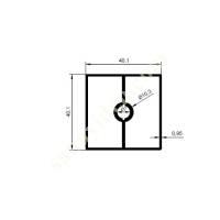 23-5344 / FOOT PROFILE PRODUCTS | FURNITURE PROFILES, Aliminium