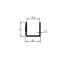 23-5368 / EDGE CLOSING PRODUCTS | FURNITURE PROFILES, Aliminium