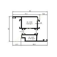 NARROW DOOR OPENING PRODUCTS | THERMAL INSULATION SERIES, Aliminium