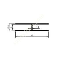 23-5377 / H CONNECTION PRODUCTS | FURNITURE PROFILES, Aliminium