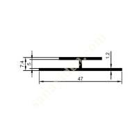 23-5375 / INTERMEDIATE REGISTRATION PRODUCTS | FURNITURE PROFILES, Aliminium