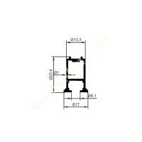 28-5558 / REAR FIXED PRODUCTS | SHOWER CABIN PROFILES, Aliminium