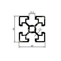 25-5534 / 45X45 LIGHT SİGMA ÜRÜNLER | SİGMA PROFİLLERİ, Alüminyum