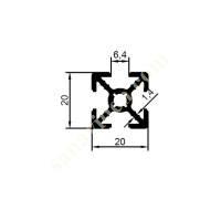 25-5524 / 20X20 SIGMA PRODUCTS | SIGMA PROFILES, Aliminium