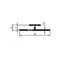 23-5374 / INTERMEDIATE PRODUCTS | FURNITURE PROFILES, Aliminium