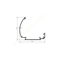 43-5709 / CURTAIN PROFILE PRODUCTS | CURTAIN PROFILES, Aliminium