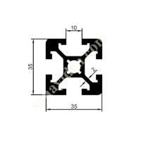 25-5529 / 35X35 SİGMA ÜRÜNLER | SİGMA PROFİLLERİ, Alüminyum