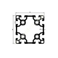 25-5783 / 90X90 SIGMA PRODUCTS | SIGMA PROFILES, Aliminium