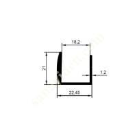 23-5369 / EDGE CLOSING PRODUCTS | FURNITURE PROFILES, Aliminium