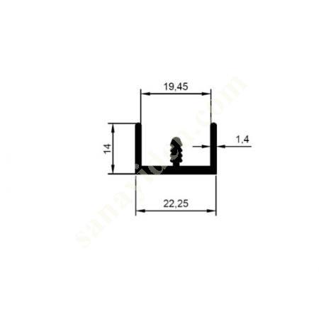 23-5365 / INTERMEDIATE REGISTRATION PRODUCTS | FURNITURE PROFILES, Aliminium