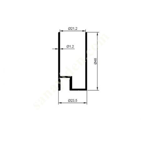 28-5606 / GLASS STRAP PRODUCTS | SHOWER CABIN PROFILES, Aliminium