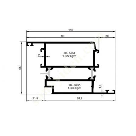 WIDE OPEN DOOR PRODUCTS | THERMAL INSULATION SERIES, Aliminium