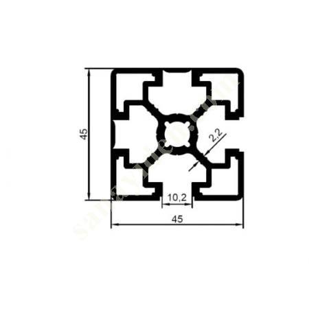 25-5785 / 45X45 LIGHT TEAR SIGMA PRODUCTS | SIGMA PROFILES, Aliminium