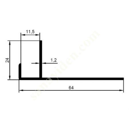 23-5378 / EDGE CLOSING PRODUCTS | FURNITURE PROFILES, Aliminium