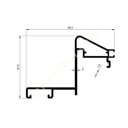 30-6199 / SERA PRF. PRODUCTS | AWNING PROFILES, Aliminium