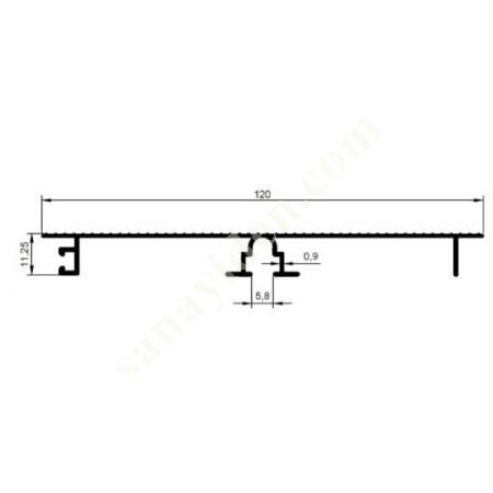 23-5396 / 120 PIECE BASE PRODUCTS | FURNITURE PROFILES, Aliminium