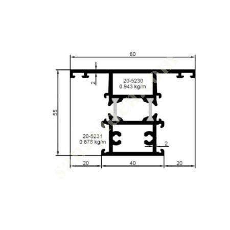 MEDIUM REGISTRATION PRODUCTS | THERMAL INSULATION SERIES, Aliminium