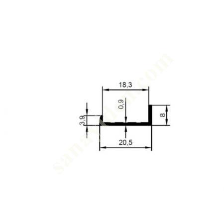 23-5360 / EDGE CLOSING PRODUCTS | FURNITURE PROFILES, Aliminium