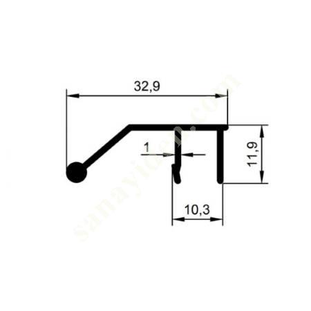 23-5323 / FRAME COVER PRODUCTS | FURNITURE PROFILES, Aliminium