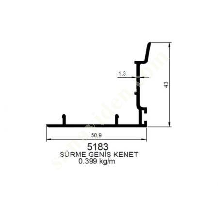 SLIDING WIDE BRACKET PRODUCTS | 100 L SLIDING SERIES, Aliminium