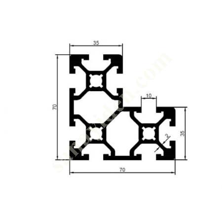 25-5552 / 70X70 L SİGMA ÜRÜNLER | SİGMA PROFİLLERİ, Aliminium