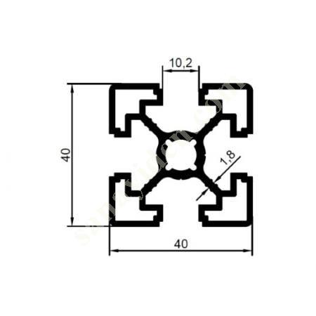 25-5530 / 40X40 SIGMA PRODUCTS | SIGMA PROFILES, Aliminium