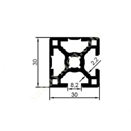 25-5784 / 30X30 RIPPED SIGMA PRODUCTS | SIGMA PROFILES, Aliminium