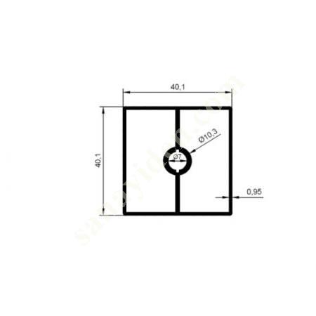 23-5344 / FOOT PROFILE PRODUCTS | FURNITURE PROFILES, Aliminium