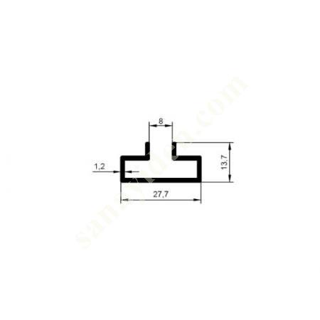 23-5353 / CHIPBOARD PROFILE PRODUCTS | FURNITURE PROFILES, Aliminium