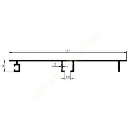 23-5394 / 120 PIECE BASE PRODUCTS | FURNITURE PROFILES, Aliminium