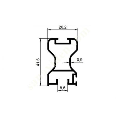 23-5326 / LUXURIOUS SIDE HANDLE PRODUCTS | FURNITURE PROFILES, Aliminium