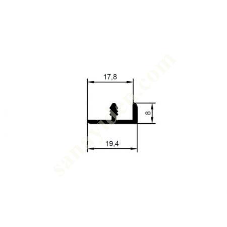 23-5363 / INTERMEDIATE PRODUCTS | FURNITURE PROFILES, Aliminium