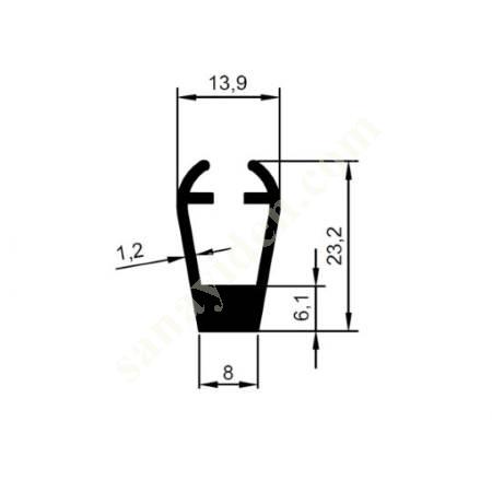 24-5500 / KULP PROFİLİ ÜRÜNLER | KULP PROFİLLERİ, Alüminyum