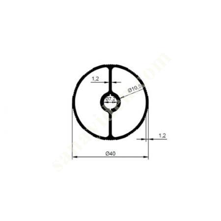 23-5334 / FOOT PROFILE PRODUCTS | FURNITURE PROFILES, Aliminium