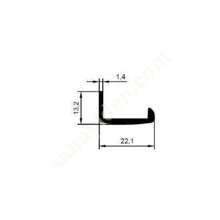 23-5362 / EDGE CLOSING PRODUCTS | FURNITURE PROFILES, Aliminium