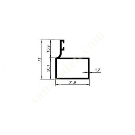 SIDE SEWING PRODUCTS | GLASS BALCONY PROFILES, Aliminium