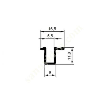 23-5372 / KAPAMA ÜRÜNLER | MOBİLYA PROFİLLERİ, Alüminyum