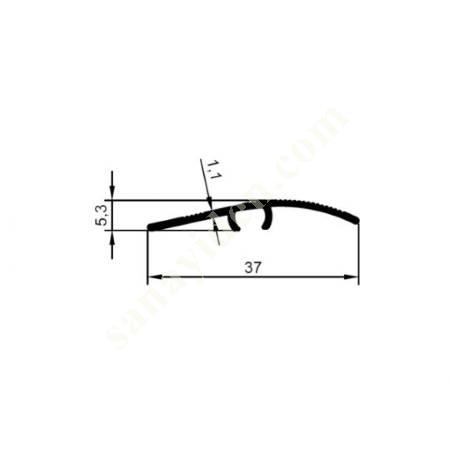 38-5680 / PRF. ÜRÜNLER | SERAMİK VE HALI GEÇİŞ PROFİLLERİ, Alüminyum